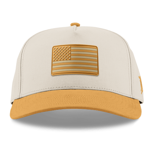 Legacy Old Glory Curved 5 Panel Canvas Beige/Wheat 
