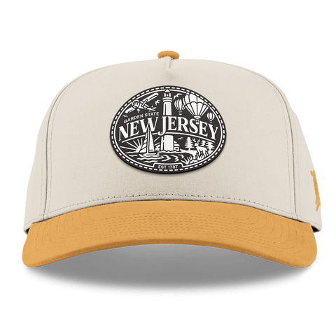 New Jersey Traveler Curved 5 Panel Canvas Beige/Wheat