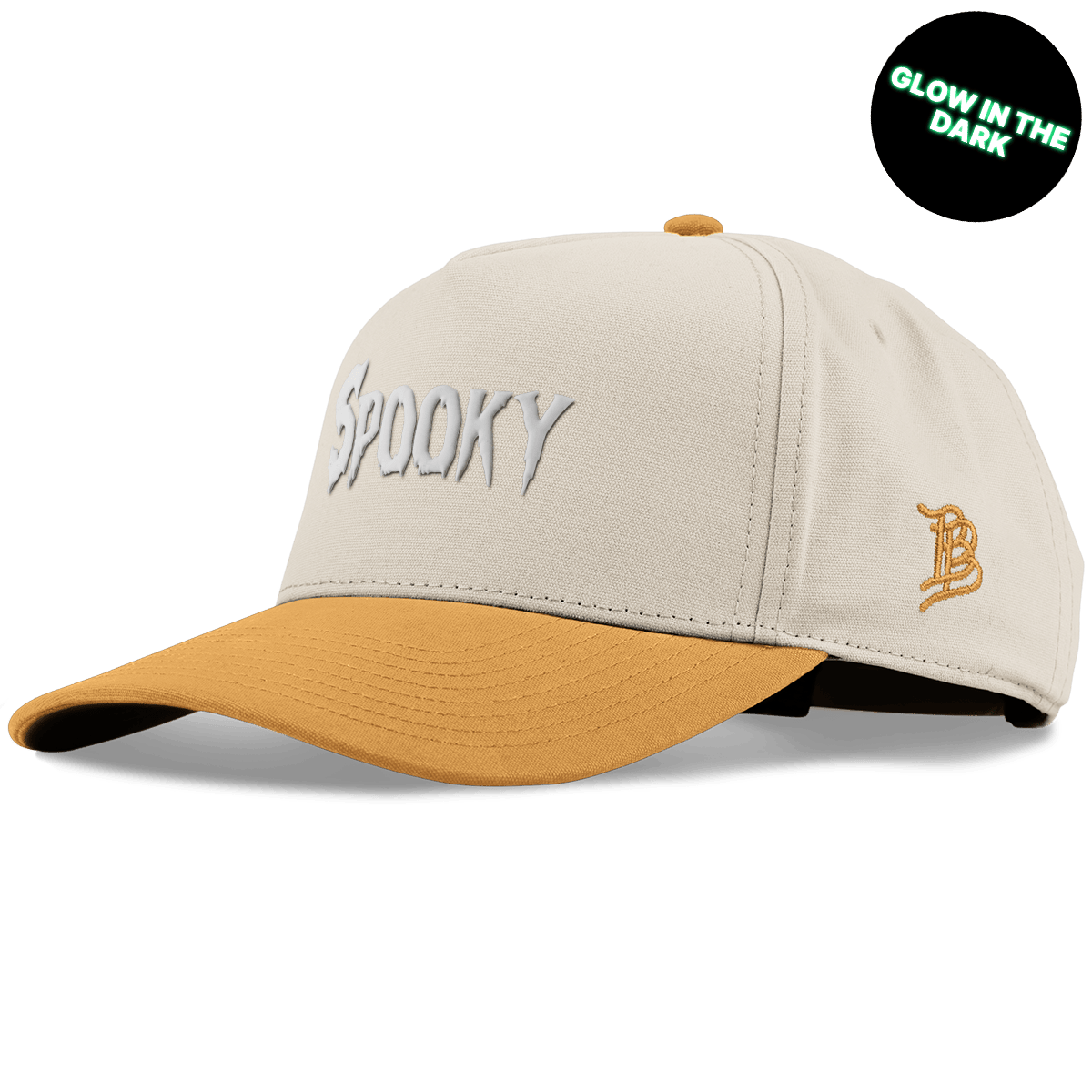 Spooky Glow Curved 5 Panel Canvas Beige/Wheat