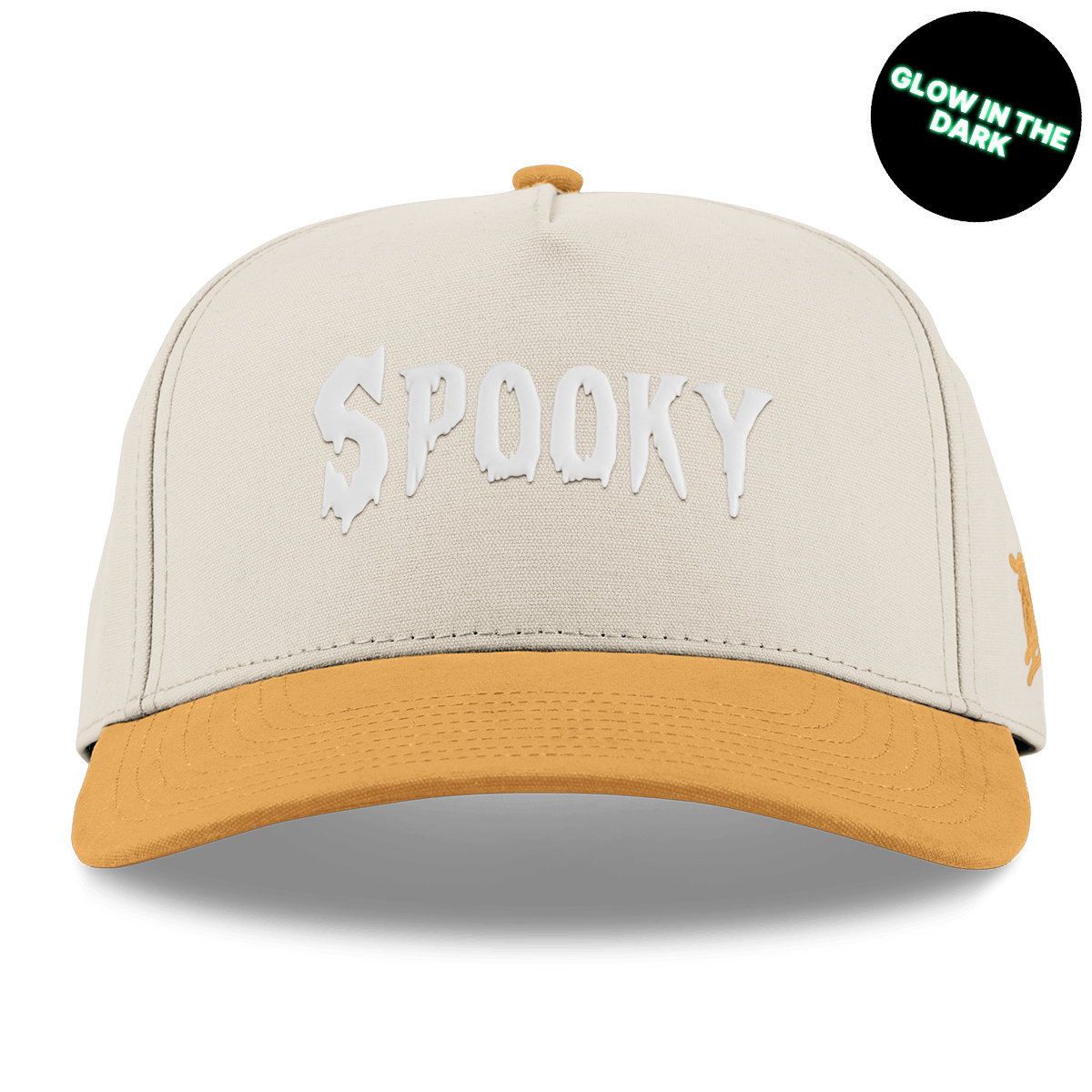 Spooky Glow Curved 5 Panel Canvas Beige/Wheat