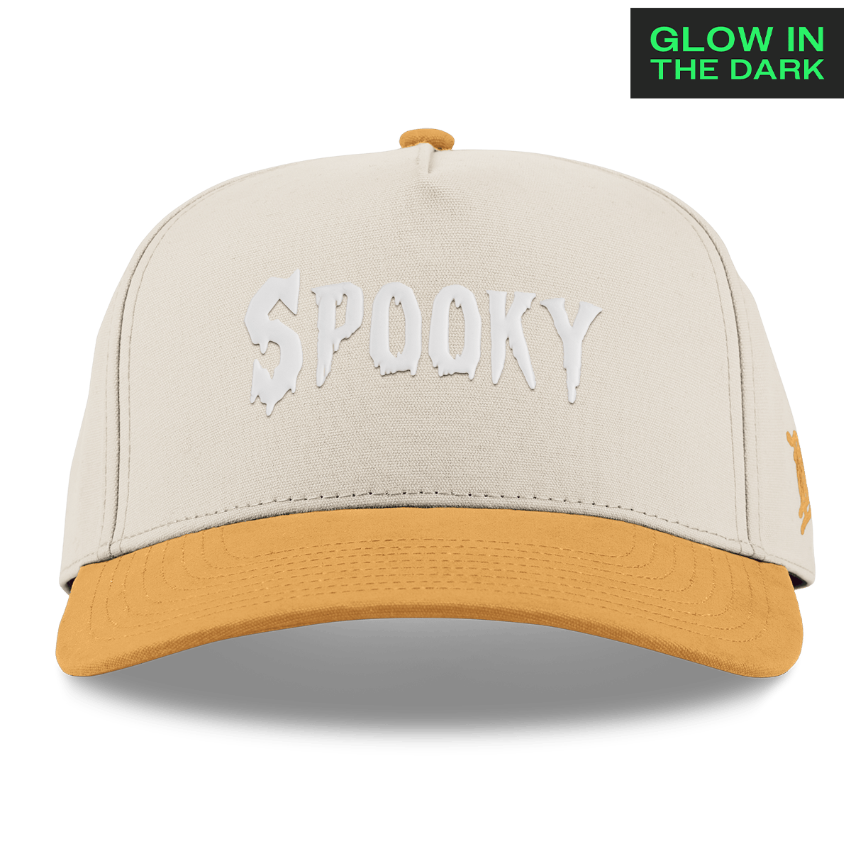 Spooky Glow Curved 5 Panel Canvas Beige/Vintage Wheat