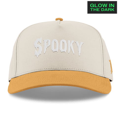 Spooky Glow Curved 5 Panel Canvas Beige/Vintage Wheat