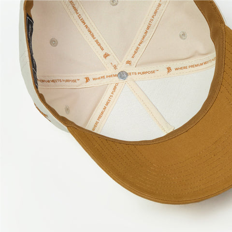 Bare Curved 5 Panel Canvas Beige/Wheat