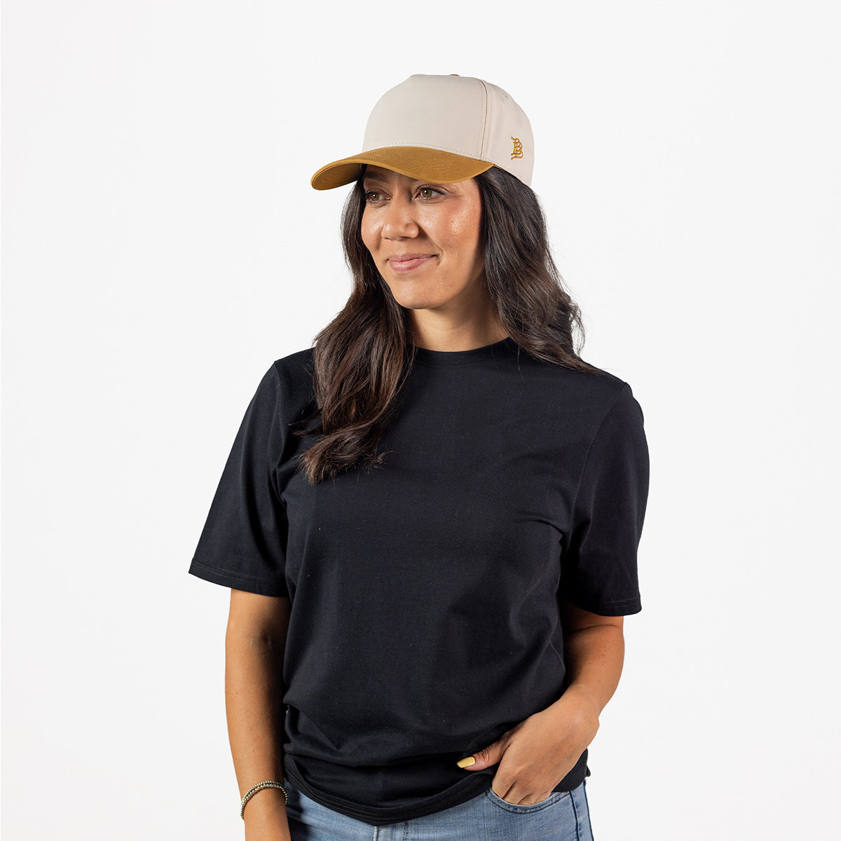 Bare Curved 5 Panel Canvas Beige/Wheat