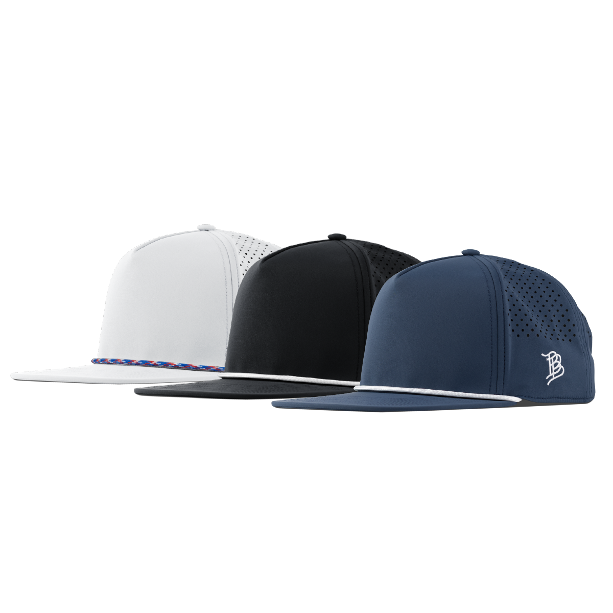 Flat 5 Panel Rope 3-Pack Bundle