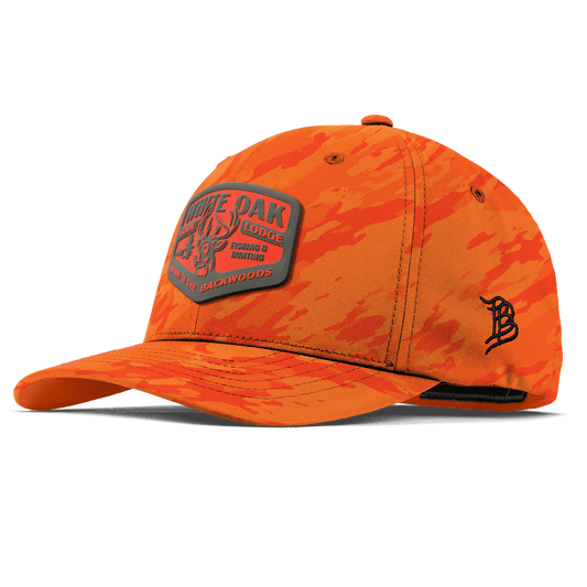 White Oak Flexfit Performance Fitted Blaze Orange Camo