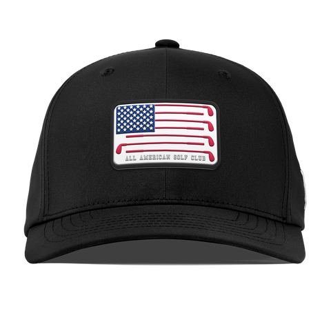 Hailey Ostrom "All American Golf Club" Flexfit Performance Fitted Black