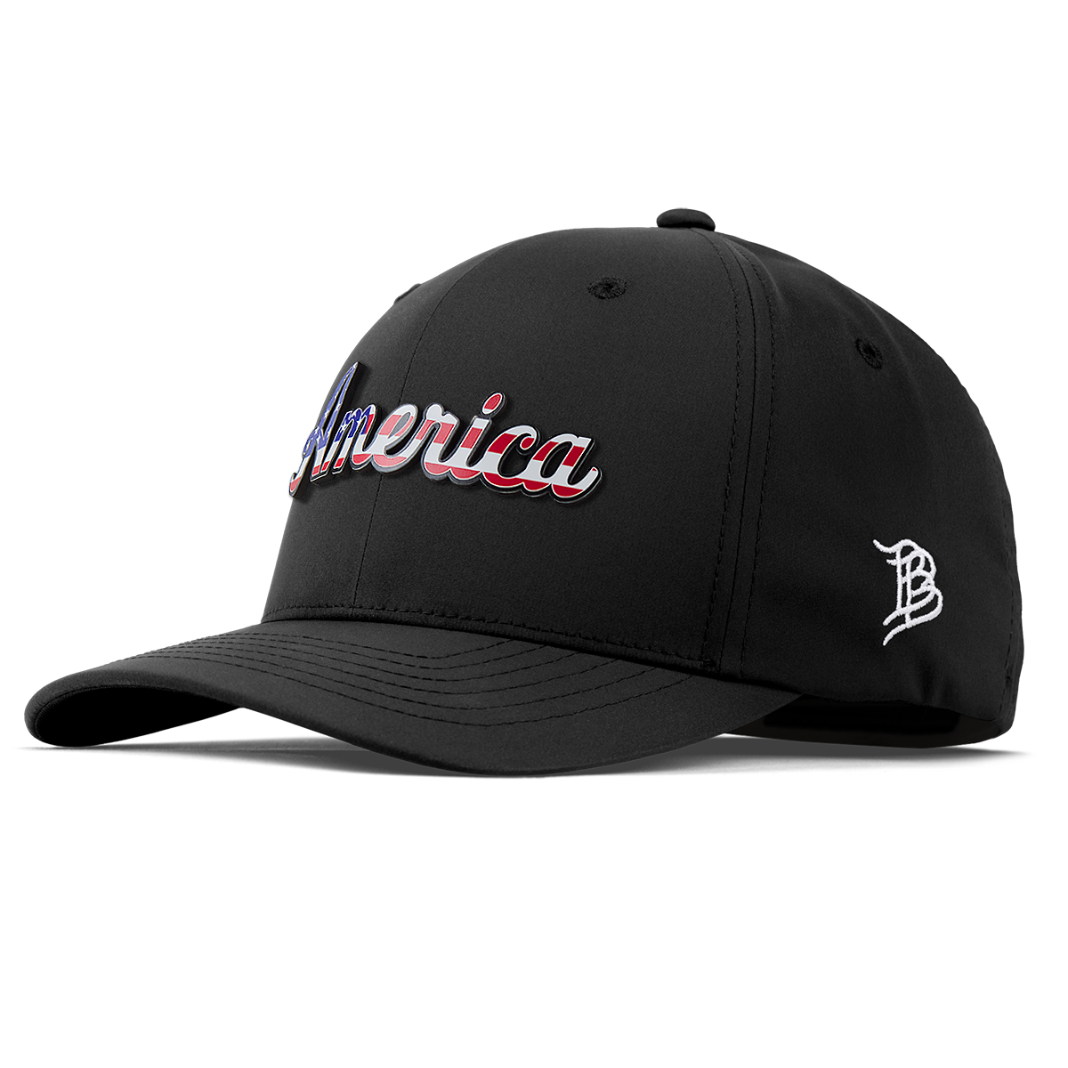 America Flexfit Performance Fitted Black