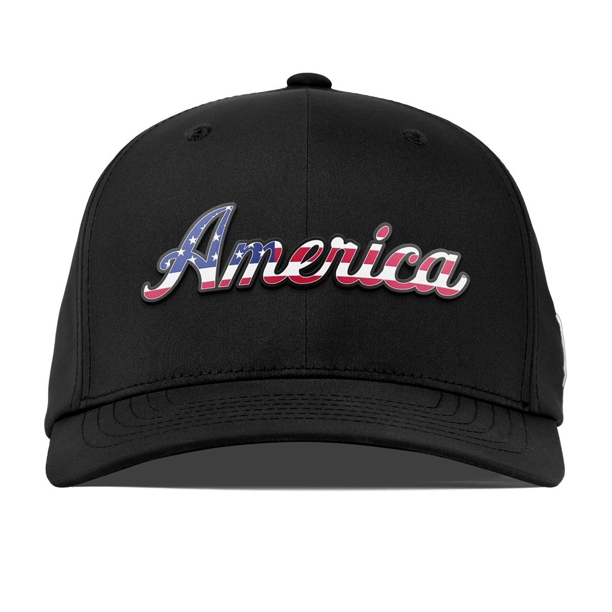 America Flexfit Performance Fitted Black