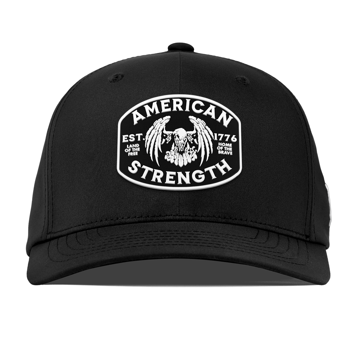American Strength Flexfit Performance Fitted Black