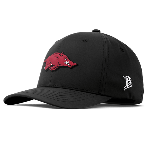 University of Arkansas "Arkansas Team Logo" Flexfit Performance Fitted Black