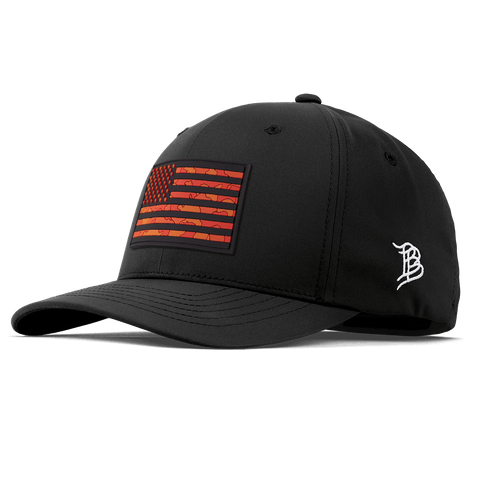 Old Glory Flexfit Performance Fitted Black