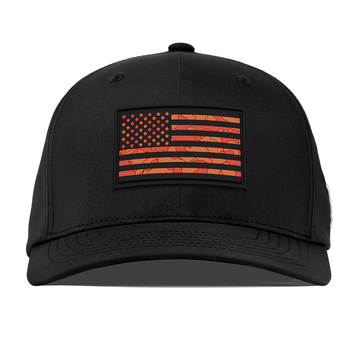 Old Glory Flexfit Performance Fitted Black