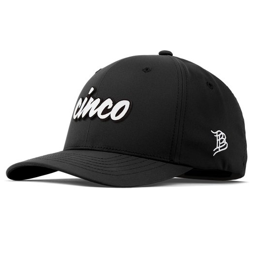Cinco Script Flexfit Performance Fitted Black