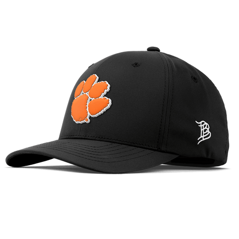 Clemson University "Clemson Tiger Paw" Flexfit Performance Fitted Black