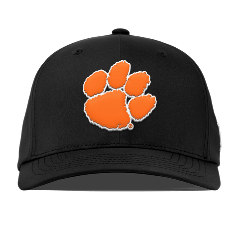 Clemson University "Clemson Tiger Paw" Flexfit Performance Fitted Black