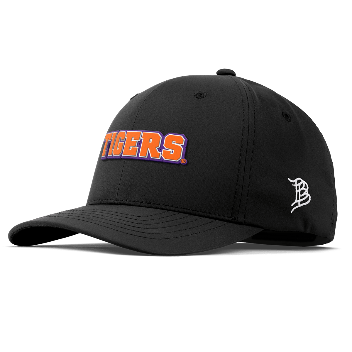 Clemson University "Clemson Tigers Block" Flexfit Performance Fitted Black