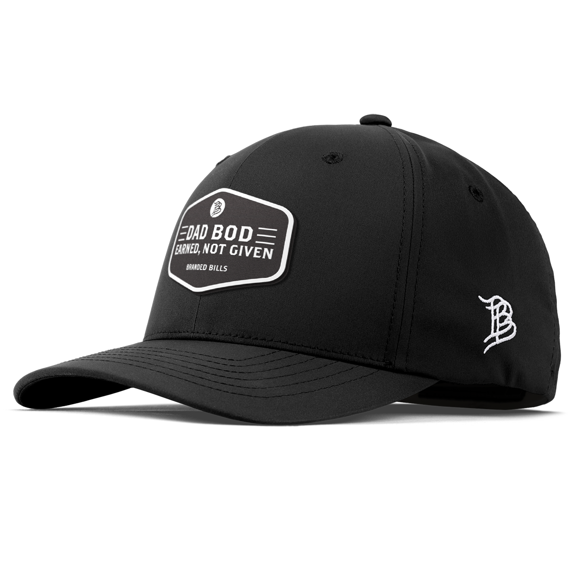 Dad Bod Flexfit Performance Fitted Black