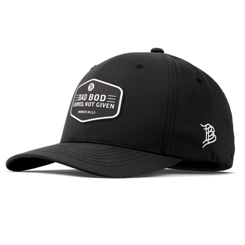 Dad Bod Flexfit Performance Fitted Black