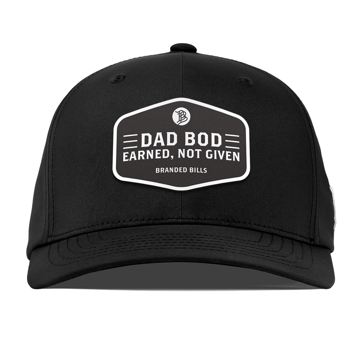 Dad Bod Flexfit Performance Fitted Black
