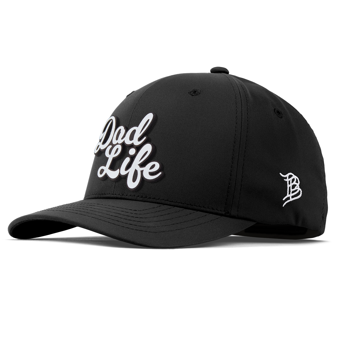 Dad LIfe Script Flexfit Performance Fitted Black