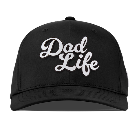 Dad LIfe Script Flexfit Performance Fitted Black