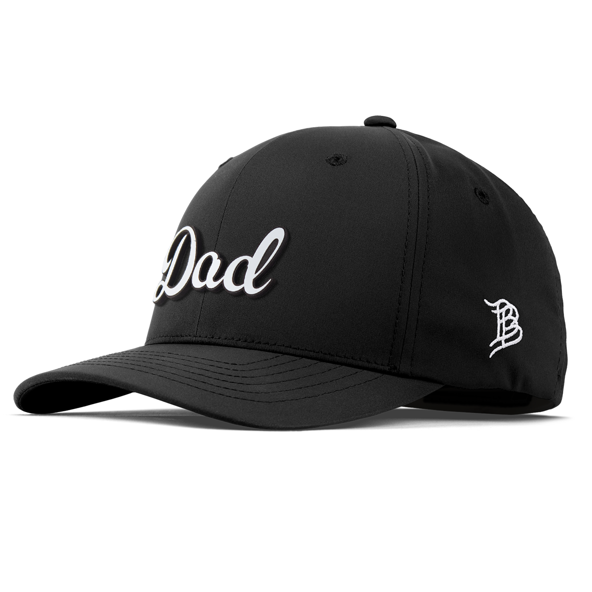 Dad Script Flexfit Performance Fitted Black