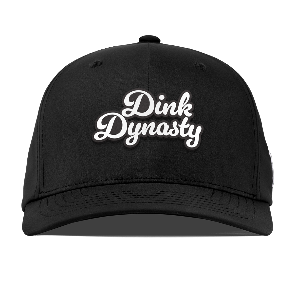 Dink Dynasty Script Flexfit Performance Fitted Black