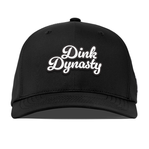 Dink Dynasty Script Flexfit Performance Fitted Black