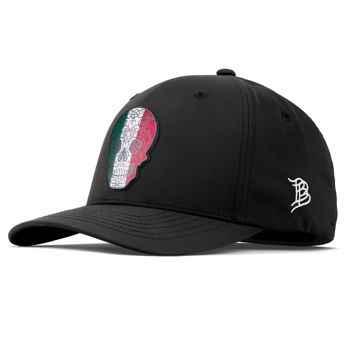 Fiesta Sugar Skull Flexfit Performance Fitted Black