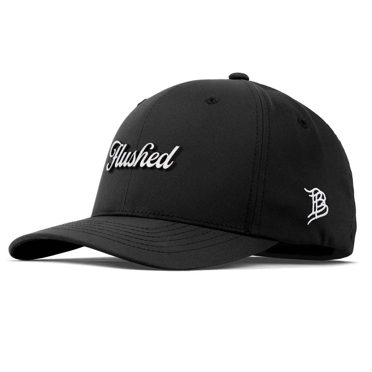 Flushed Script Flexfit Performance Fitted Black