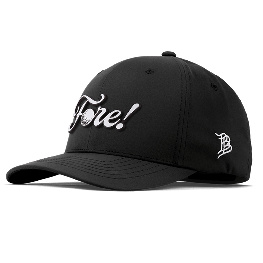 Fore! Script Flexfit Performance Fitted Black