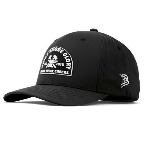 Grind Before Glory Flexfit Performance Fitted Black