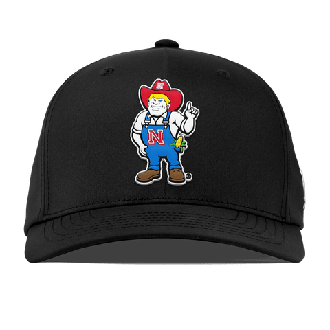 University of Nebraska "Herbie" Flexfit Performance Fitted Black