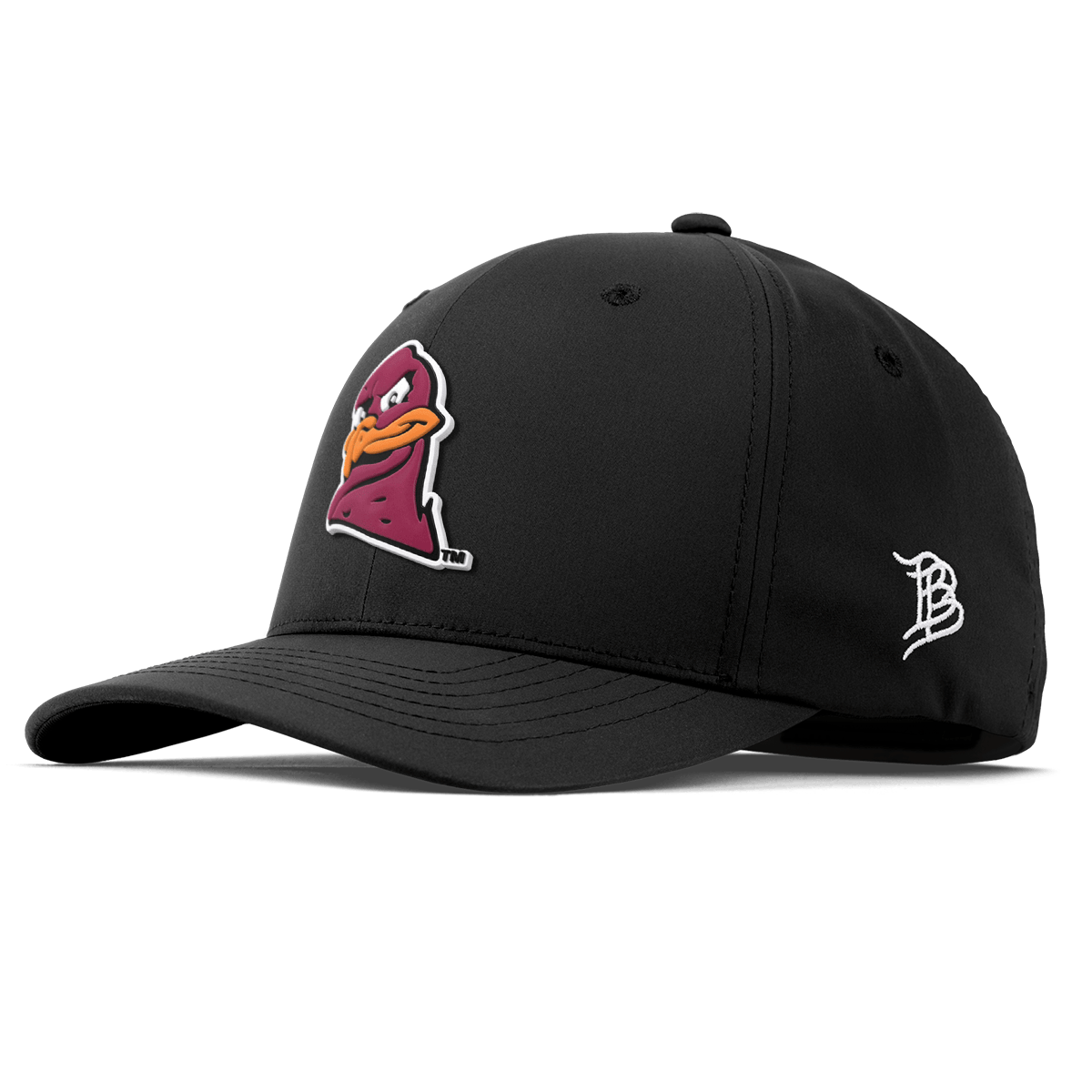 Virginia Tech University "HokieBird" Flexfit Performance Fitted Black