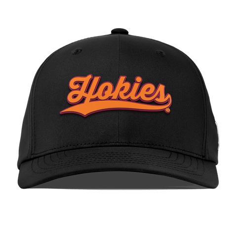 Virginia Tech University "Hokies Script" Flexfit Performance Fitted Black
