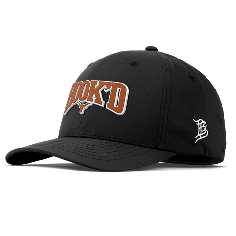 University of Texas "Hook'D" Flexfit Performance Fitted Black