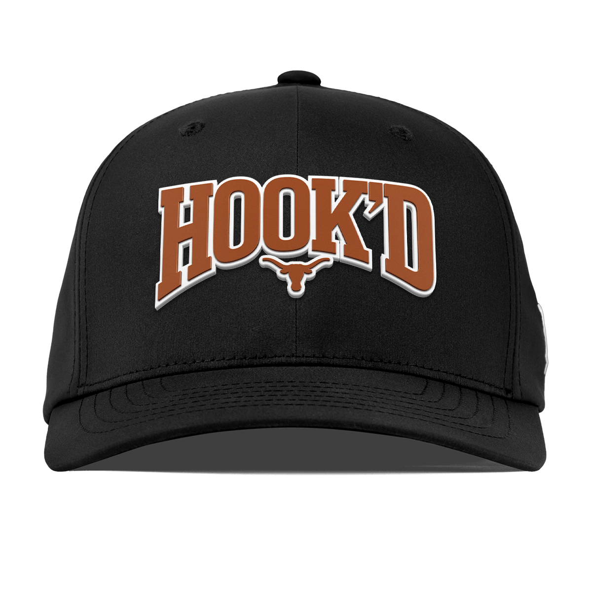 University of Texas "Hook'D" Flexfit Performance Fitted Black