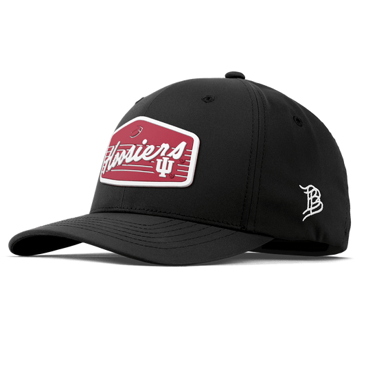 Indiana University "Hoosiers Football" Flexfit Performance Fitted Black
