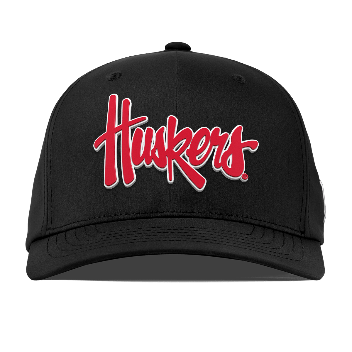 University of Nebraska "Huskers Script" Flexfit Performance Fitted Black