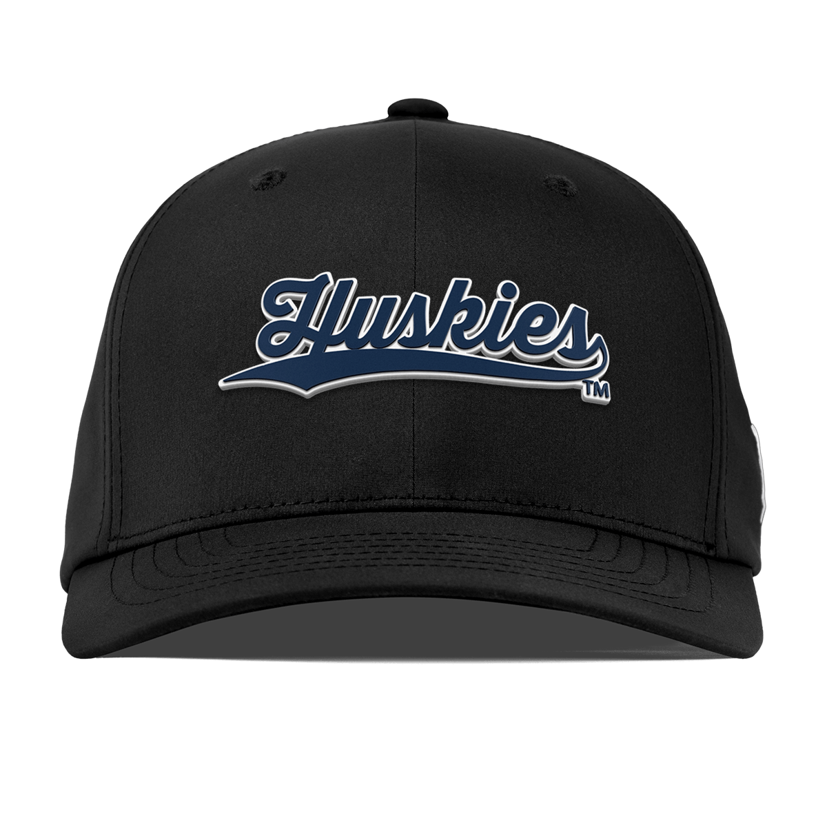 University of Connecticut "Huskies Script" Flexfit Performance Fitted Black