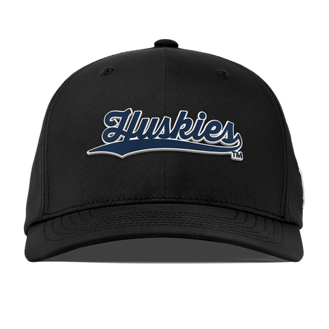 University of Connecticut "Huskies Script" Flexfit Performance Fitted Black