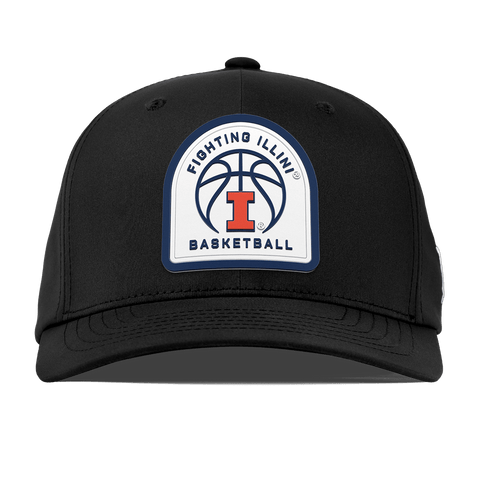 University of Illinois "Illinois Basketball" FlexFit Performance Fitted Black