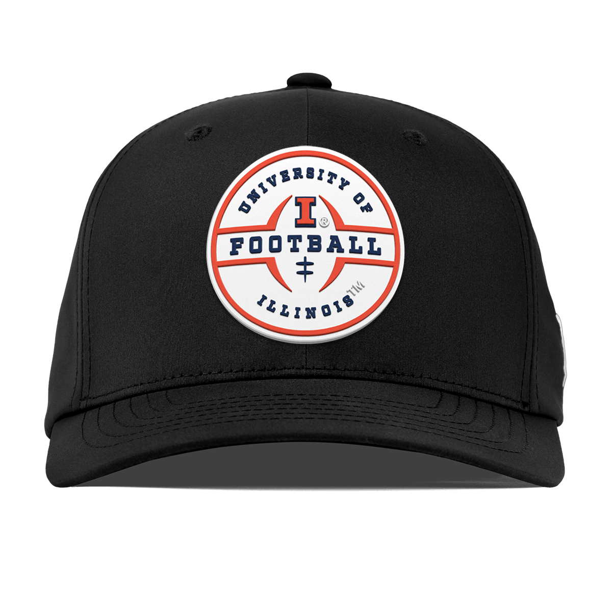 University of Illinois "Illinois Football Legacy" Flexfit Performance Fitted Black Black