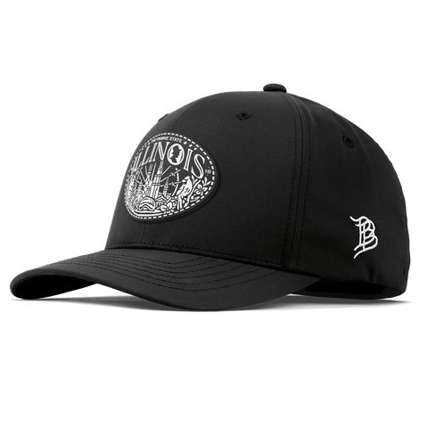 Illinois Traveler Flexfit Performance Fitted Black