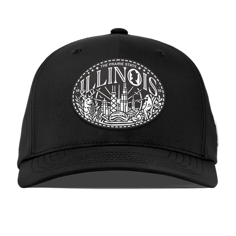 Illinois Traveler Flexfit Performance Fitted Black