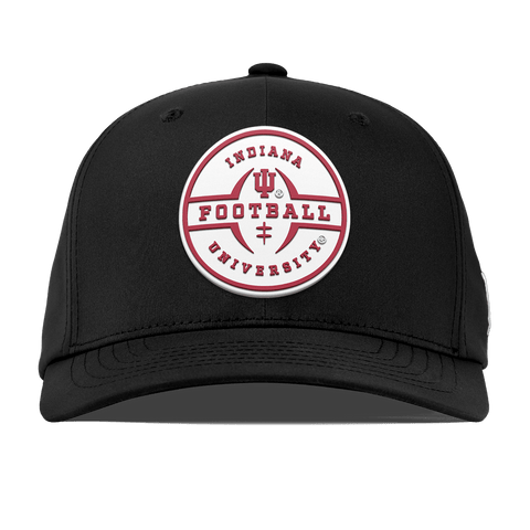 Indiana University "Indiana Football Legacy" Flexfit Performance Fitted Black
