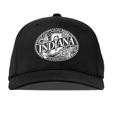 Indiana Traveler Flexfit Performance Fitted Black