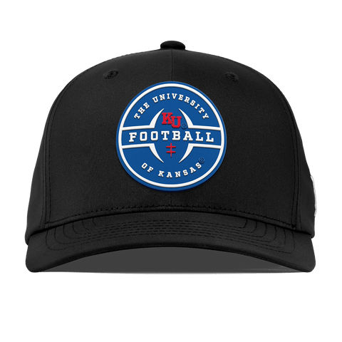 University of Kansas "Kansas Football Legacy" Flexfit Performance Fitted Black