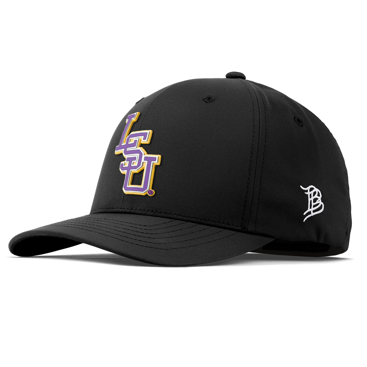 Louisiana State University "LSU Baseball Purple" Flexfit Performance Fitted Black